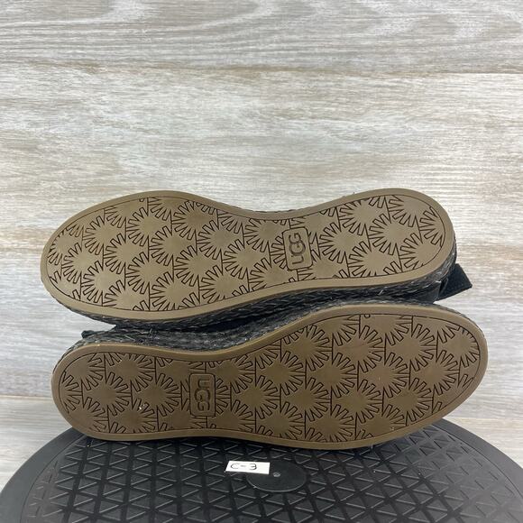 UGG Women’s Sloane Buckle Suede Black Booties Size 9 - Picture 8 of 8